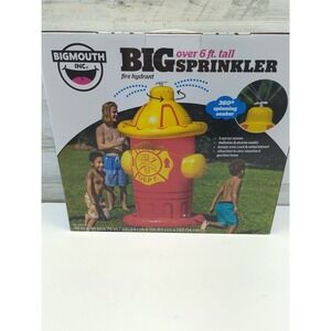 BigMouth Inc Fire Hydrant Big Sprinkler Inflatable Over 6 Feet Tall Outdoor Toy